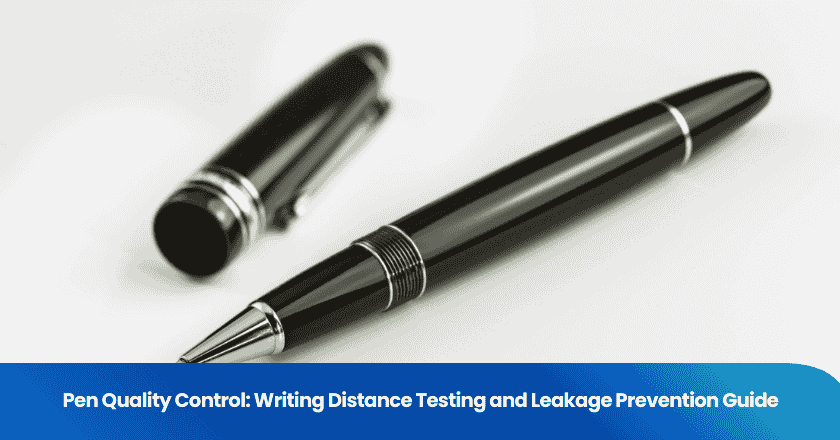 Pen Quality Control: Writing Distance Testing and Leakage Prevention Guide